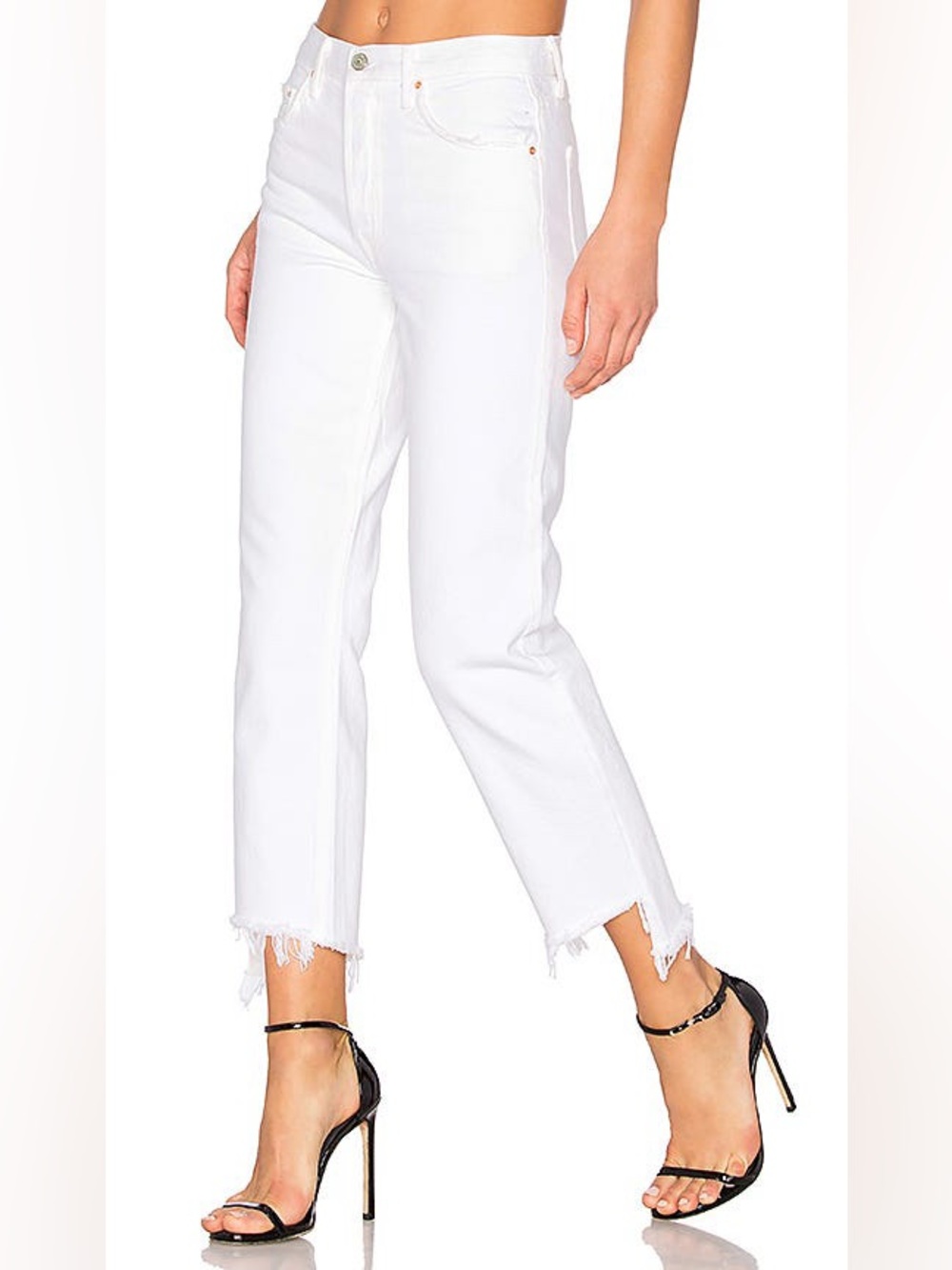 GRLFRND Helena High-rise Straight‎ Crop Jean Size 24